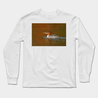 Common Merganser - Algonquin Park, Canada Long Sleeve T-Shirt